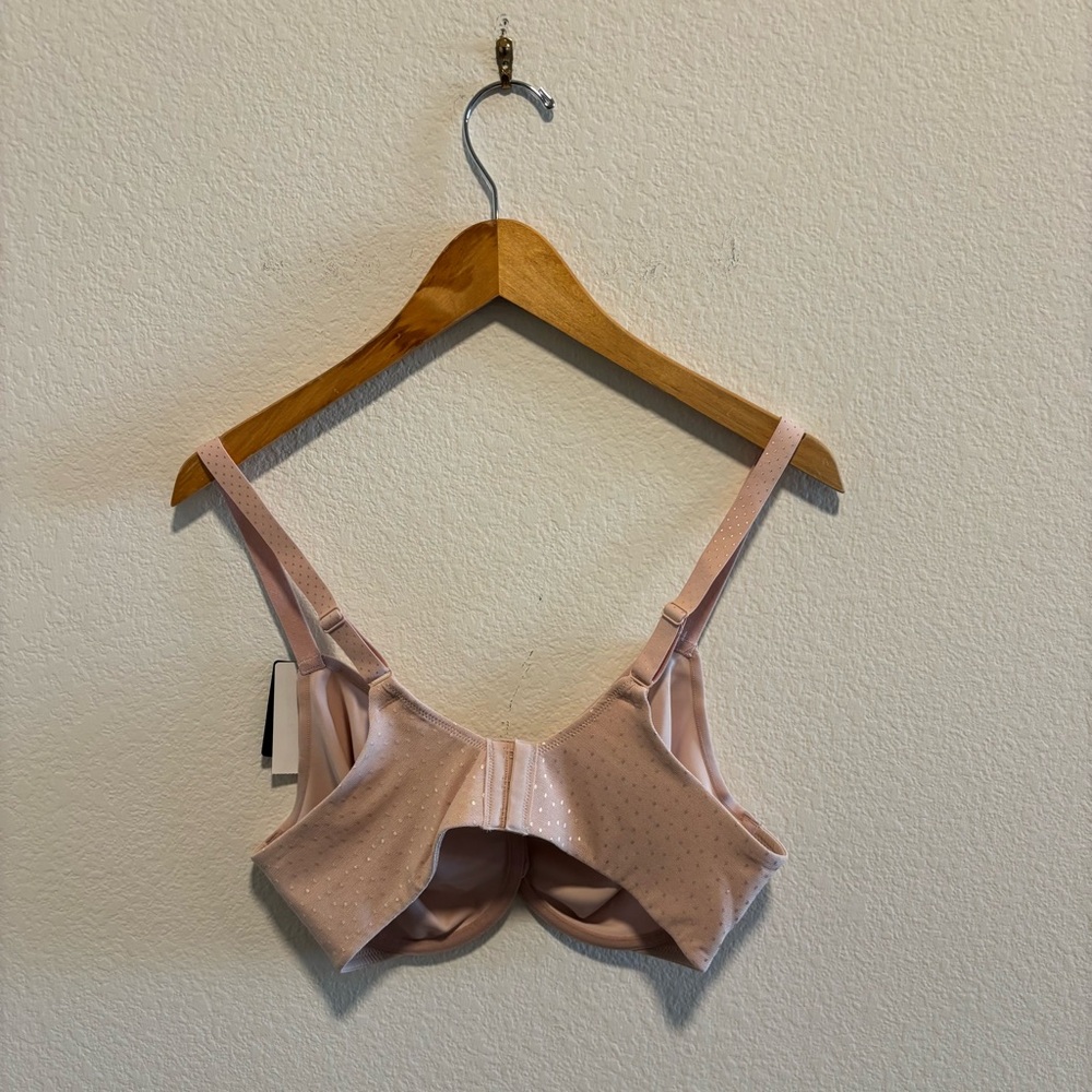NWT Wacoal Back Appeal Nude Rose Dust Minimizer Bra 38D - Picture 6 of 6